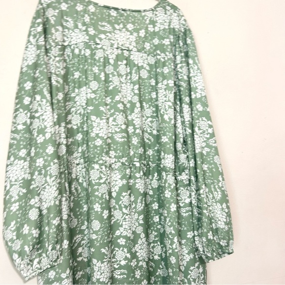 Summersalt The Cinched Waist Caftan Vintage Floral Ivy Dress SIZE XL - Picture 7 of 8